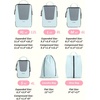 image:imageBAGSMART Compression Packing Cubes for Travel 654set Lightweight Packing Organizers Summer Travel Essentials Suitcase Organizer Bags SetCLight Blue