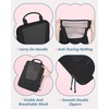 image:imageBAGSMART Compression Packing Cubes for Travel 654set Lightweight Packing Organizers Summer Travel Essentials Suitcase Organizer Bags SetDBlack