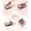 image:imageBAGSMART Compression Packing Cubes for Travel 654set Lightweight Packing Organizers Summer Travel Essentials Suitcase Organizer Bags SetHBrier Rose