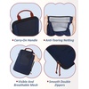 image:imageBAGSMART Compression Packing Cubes for Travel 654set Lightweight Packing Organizers Summer Travel Essentials Suitcase Organizer Bags SetKNavy