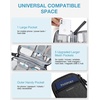 image:imageBAGSMART Cord Organizer Travel Cable Organizer Bag Tech Electronic Organizer Travel Case Travel Essentials for Charger Cable Phone Flash drive Single Layer  BlackSingle Layer Black