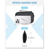 image:imageBAGSMART Cord Organizer Travel Cable Organizer Bag Tech Electronic Organizer Travel Case Travel Essentials for Charger Cable Phone Flash drive Single Layer  BlackSingle Layer Black