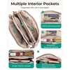 image:imageBAGSMART Cross Body Purse Medium Crossbody Bags for Women Travel Purse 43L Puffy Handbag Wallet with RFID Blocking SlotsGreen