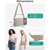 image:imageBAGSMART Cross Body Purse Medium Crossbody Bags for Women Travel Purse 43L Puffy Handbag Wallet with RFID Blocking SlotsNavy Blue