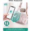 image:imageBAGSMART Cross Body Purse Mini Crossbody Bags for Women Travel Purse Puffy Shoulder Handbag Wallet with RFID Blocking Slots BrownsmallBistro Grey