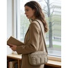 image:imageBAGSMART Cross Body Purse Mini Crossbody Bags for Women Travel Purse Puffy Shoulder Handbag Wallet with RFID Blocking Slots BrownsmallBrown