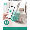 image:imageBAGSMART Cross Body Purse Mini Crossbody Bags for Women Travel Purse Puffy Shoulder Handbag Wallet with RFID Blocking Slots BrownsmallLight Gray