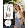 image:imageBAGSMART Cross Body Purse Small Crossbody Bags for Women Travel Purse Casual Shoulder Handbag WalletCoffee Brown