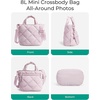 image:imageBAGSMART Crossbody Bags for Women Lightweight Purses for Women Quilted Puffer Tote Handbags for Daily UseShopTravelBaby Pink