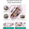 image:imageBAGSMART Crossbody Bags for Women Lightweight Purses for Women Quilted Puffer Tote Handbags for Daily UseShopTravelBaby Pink