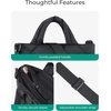 image:imageBAGSMART Crossbody Bags for Women Lightweight Purses for Women Quilted Puffer Tote Handbags for Daily UseShopTravelBlack
