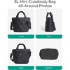 image:imageBAGSMART Crossbody Bags for Women Lightweight Purses for Women Quilted Puffer Tote Handbags for Daily UseShopTravelBlack