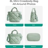 image:imageBAGSMART Crossbody Bags for Women Lightweight Purses for Women Quilted Puffer Tote Handbags for Daily UseShopTravelForest Green