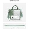 image:imageBAGSMART Crossbody Bags for Women Lightweight Purses for Women Quilted Puffer Tote Handbags for Daily UseShopTravelForest Green