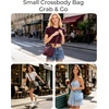 image:imageBAGSMART Crossbody Bags for Women Lightweight Purses for Women Quilted Puffer Tote Handbags for Daily UseShopTravelGrey