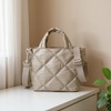 image:imageBAGSMART Crossbody Bags for Women Lightweight Purses for Women Quilted Puffer Tote Handbags for Daily UseShopTravelLight Tan