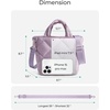 image:imageBAGSMART Crossbody Bags for Women Lightweight Purses for Women Quilted Puffer Tote Handbags for Daily UseShopTravelMist Purple