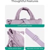 image:imageBAGSMART Crossbody Bags for Women Lightweight Purses for Women Quilted Puffer Tote Handbags for Daily UseShopTravelMist Purple