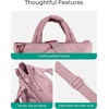 image:imageBAGSMART Crossbody Bags for Women Lightweight Purses for Women Quilted Puffer Tote Handbags for Daily UseShopTravelPink