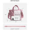 image:imageBAGSMART Crossbody Bags for Women Lightweight Purses for Women Quilted Puffer Tote Handbags for Daily UseShopTravelPink
