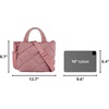 image:imageBAGSMART Crossbody Bags for Women Lightweight Purses for Women Quilted Puffer Tote Handbags for Daily UseShopTravelPink