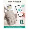 image:imageBAGSMART Crossbody Bags for Women Mini Cell Phone Cross body Purses Travel Wallet with RFID Blocking Card SlotsDawn Blue