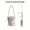 image:imageBAGSMART Crossbody Bags for Women Mini Cell Phone Cross body Purses Travel Wallet with RFID Blocking Card SlotsEpink