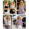 image:imageBAGSMART Crossbody Bags for Women Puffer Crossbody Purses for Women with RFID Blocking Slots Handbags Wallet Small Purse  Travel PurseBlack