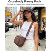 image:imageBAGSMART Crossbody Bags for Women Puffer Cute Bum Bag with Pouch Quilted Hobo Bag for Daily Travel College01jet Black