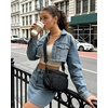 image:imageBAGSMART Crossbody Bags for Women Puffer Cute Bum Bag with Pouch Quilted Hobo Bag for Daily Travel College01jet Black