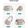 image:imageBAGSMART Crossbody Bags for Women Puffer Cute Bum Bag with Pouch Quilted Hobo Bag for Daily Travel College02latte Brown