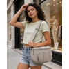 image:imageBAGSMART Crossbody Bags for Women Puffer Cute Bum Bag with Pouch Quilted Hobo Bag for Daily Travel College02latte Brown
