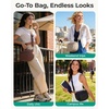 image:imageBAGSMART Crossbody Bags for Women Puffer Cute Bum Bag with Pouch Quilted Hobo Bag for Daily Travel College03espresso Brown