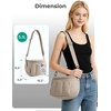 image:imageBAGSMART Crossbody Bags for Women Puffer Cute Bum Bag with Pouch Quilted Hobo Bag for Daily Travel College03espresso Brown