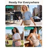 image:imageBAGSMART Crossbody Bags for Women Puffer Cute Bum Bag with Pouch Quilted Hobo Bag for Daily Travel CollegeBurgundy Bay