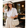 image:imageBAGSMART Crossbody Bags for Women Puffer Cute Bum Bag with Pouch Quilted Hobo Bag for Daily Travel CollegeCashmere Beige