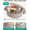 image:imageBAGSMART Crossbody Bags for Women Puffer Cute Bum Bag with Pouch Quilted Hobo Bag for Daily Travel CollegeChocolate