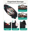 image:imageBAGSMART Crossbody Purses for Women with Adjustable Strap Small Puffer bag  Hobo Bags Compact Cross Body Bag Fluffy Shoulder Handbags Puffy PouchBlack