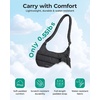 image:imageBAGSMART Crossbody Purses for Women with Adjustable Strap Small Puffer bag  Hobo Bags Compact Cross Body Bag Fluffy Shoulder Handbags Puffy PouchBlack