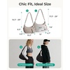 image:imageBAGSMART Crossbody Purses for Women with Adjustable Strap Small Puffer bag  Hobo Bags Compact Cross Body Bag Fluffy Shoulder Handbags Puffy PouchDark Brown