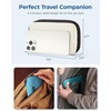image:imageBAGSMART Electronics Organizer Travel Case Cable Charger Cord Tech Organizer Pouch for Phone Charger Accessories Black05Beige