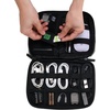 image:imageBAGSMART Electronics Organizer Travel Case Cable Charger Cord Tech Organizer Pouch for Phone Charger Accessories Black07GreyL