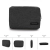 image:imageBAGSMART Electronics Organizer Travel Case Cable Charger Cord Tech Organizer Pouch for Phone Charger Accessories BlackBlack