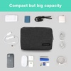image:imageBAGSMART Electronics Organizer Travel Case Cable Charger Cord Tech Organizer Pouch for Phone Charger Accessories BlackBlack