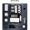 image:imageBAGSMART Electronics Organizer Travel Case Cord Organizer Travel Cable Bag for Tech Accessories Black