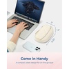 image:imageBAGSMART Electronics Organizer Travel Case Cord Organizer for Women Travel Cable Bag BeigeSingle Layer Beige