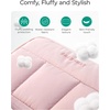 image:imageBAGSMART Electronics Organizer Travel Case Cord Storage for Chargers Cables Phones Compact Tech Accessories Pouch PinkBeige