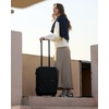 image:imageBAGSMART Expandable Carry On Luggage 22x14x9 Airline Approved Blue  Spinner Wheels TSA Lock Lightweight Hard Shell Suitcase22x14x9 Airline ApprovedBlack