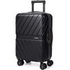 image:imageBAGSMART Expandable Carry On Luggage 22x14x9 Airline Approved Blue  Spinner Wheels TSA Lock Lightweight Hard Shell Suitcase22x14x9 Airline ApprovedBlack