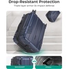 image:imageBAGSMART Expandable Carry On Luggage 22x14x9 Airline Approved Blue  Spinner Wheels TSA Lock Lightweight Hard Shell Suitcase22x14x9 Airline ApprovedDark Blue